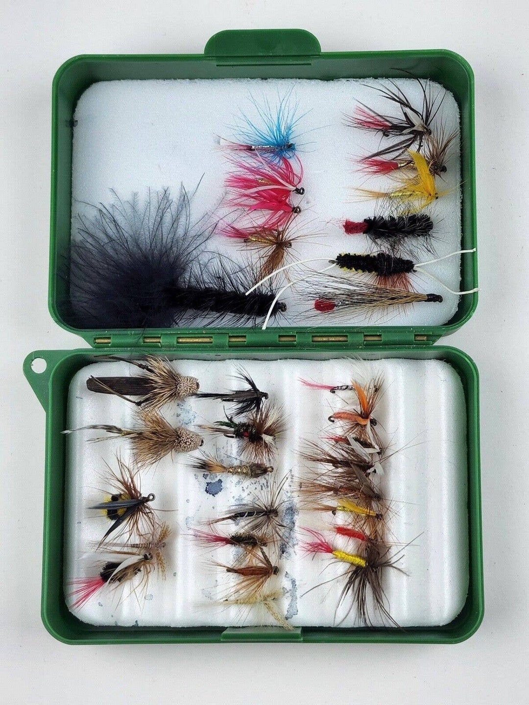 Vintage Fly Fishing Lures Wet / Try Trout Freshwater Flies Bee Etsy