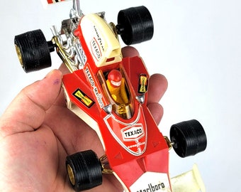 Mclaren M23 Texaco Marlboro Formuła 1 Plastic Toy Car Hong Mclaren M23 Texaco Marlboro Formuła 1 Plastic Toy Car Hong
