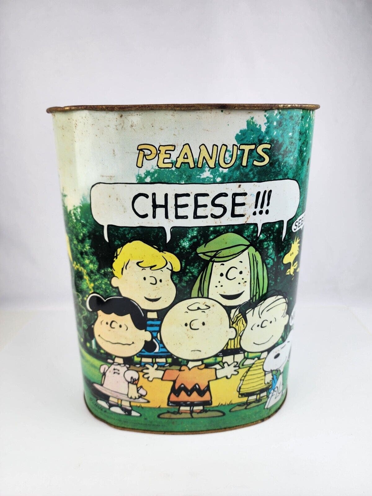 1970年代　CHEINCO社製　ミスターピーナッツ　ゴミ箱　Trash Can 1970年代 CHEINCO社製 ミスターピーナッツ ゴミ箱 Trash Can