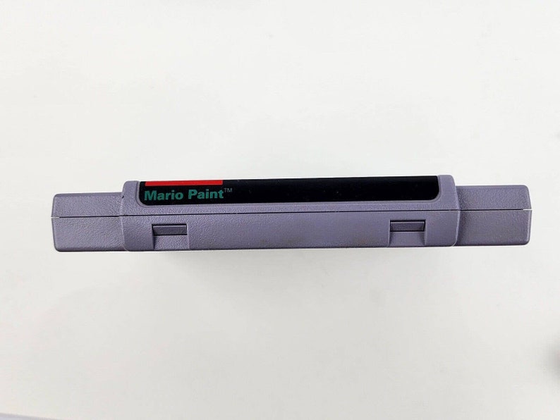 Mario Paint Game & Mouse Controller for Super Nintendo W/ Dust Cover Etsy