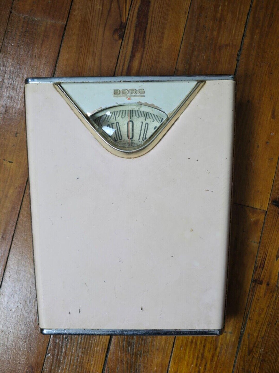 Vintage Borg Bathroom Scale Pink Stream Line Design Work Great - Etsy