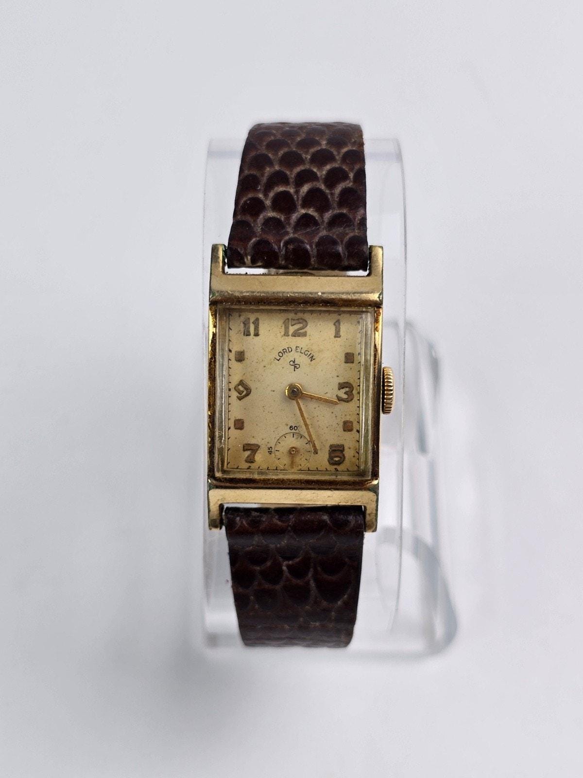 Vintage elgin tank エルジン　タンク　腕時計　メンズ　スクエア Vintage Elgin tank スクエア 腕時計 タンク エルジン スイス 【公式通販】