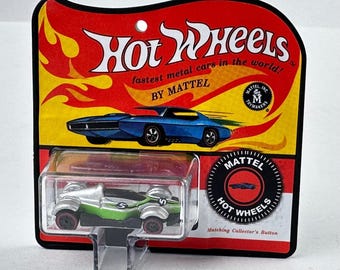 1967 Hot Wheels Redline Deora Car Gold Hong Kong Nice Paint Vg
