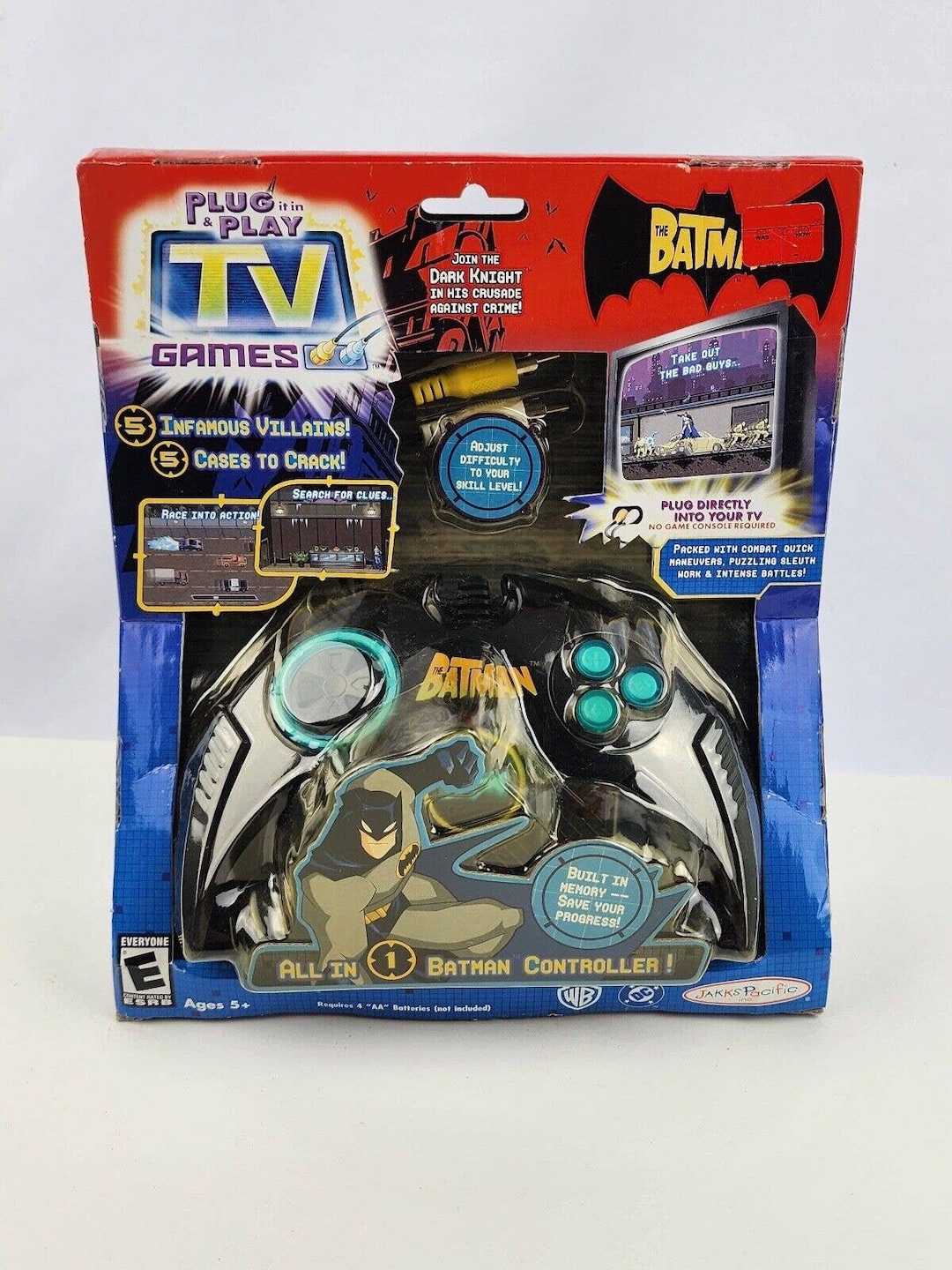 Batman Plug and Play TV Video Game All in 1 Controller New Etsy