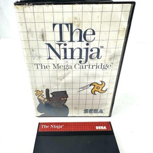 Vintage 1986 The Ninja The Mega Cartridge - Sega Master System Made Japan GC