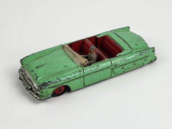 Vintage Dinky Toys England 132 Package Green Convertible Die