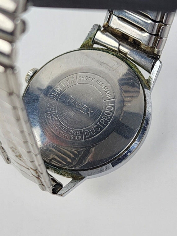 Vintage Timex Mechanical Mens Watch - Nice Dial &… - image 7