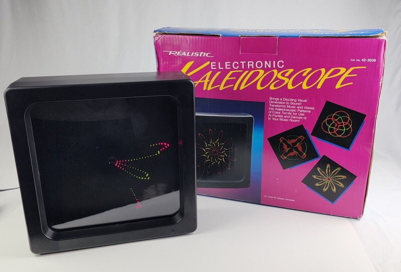 Vintage Realistic Electronic Kaleidoscope Voice / Sound Activated