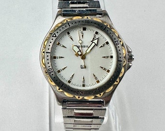 Gents Fossil Stainless Steel Silver Chronograph Watch CH2498 Pre