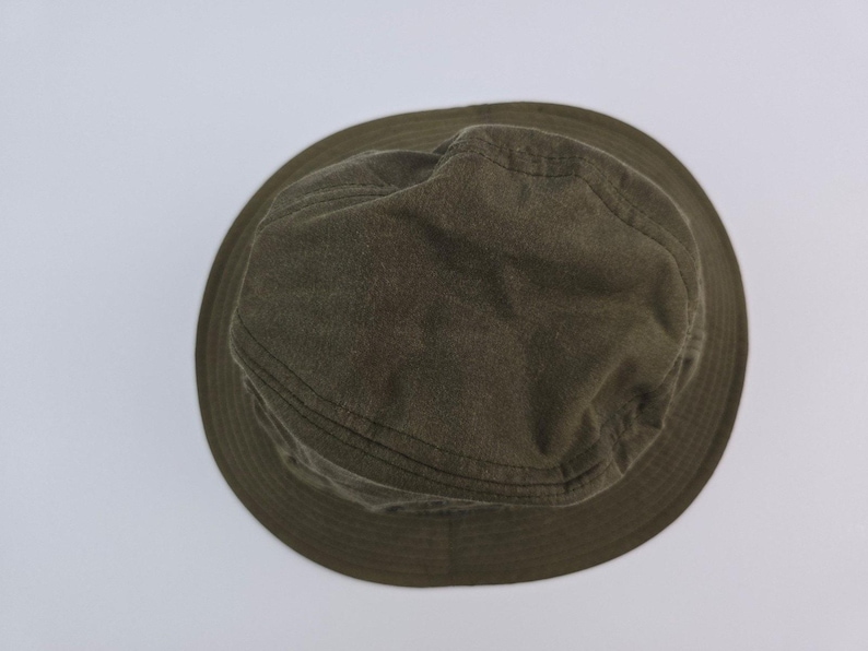 Vintage Filson Army Green Bucket Hat OD green Size S/M 23.5" USA made image 9