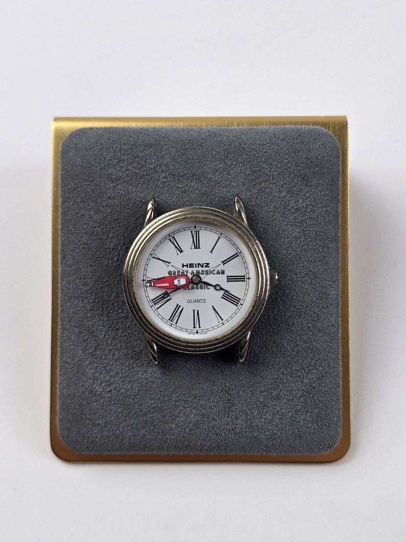 Heinz Ketchup Bottle Sec. hand Quartz Watch White Dial American Classic New Batt image 1