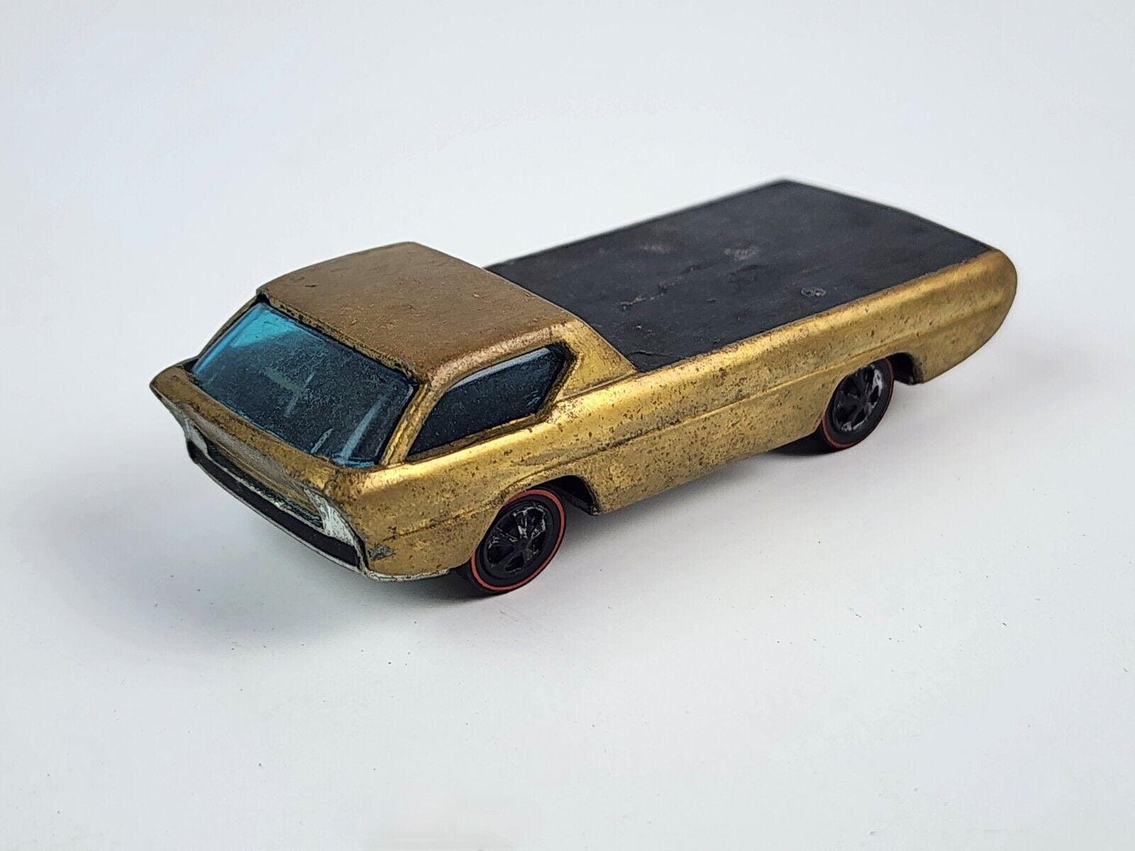 1967 Hot Wheels Redline Deora Car Gold Hong Kong Nice Paint Vg