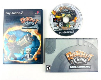 Ratchet & Clank Going Commando PS2 CIB Disc, Manual, Artwork + Case 2003