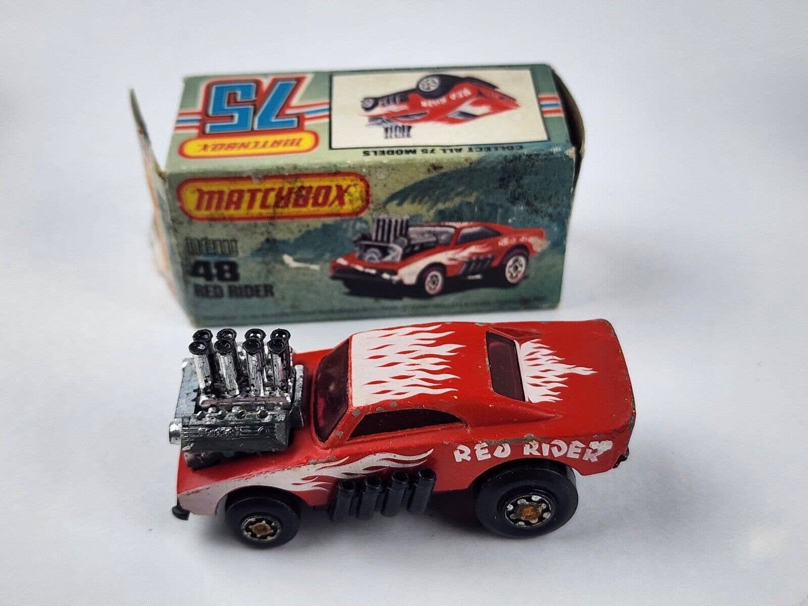 Red rider matchbox car outlet