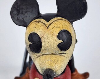 Antique Mickey Mouse Paper Mache Boxing Mickey Mortimer