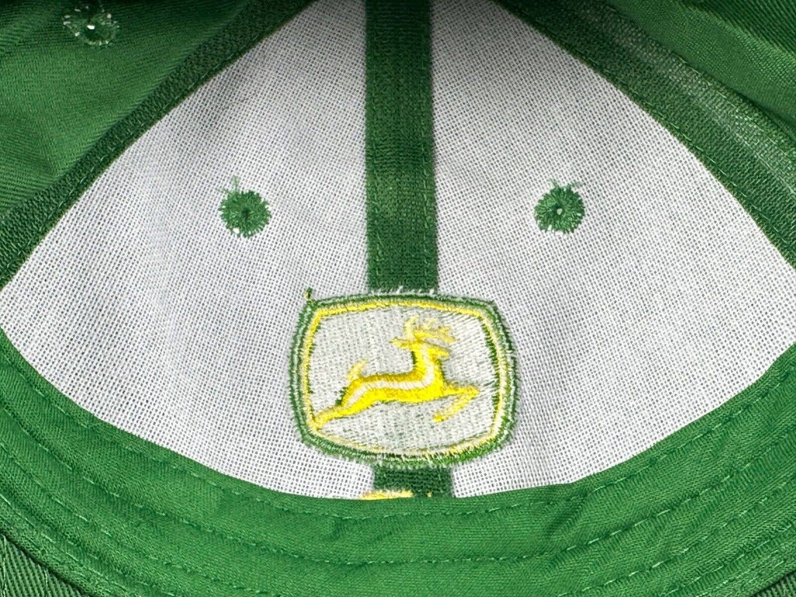 Casquette Snapback John Deere – Verte, Toile, Réglable, Homme