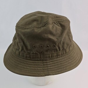 Vintage Filson Army Green Bucket Hat OD green Size S/M 23.5" USA made image 3