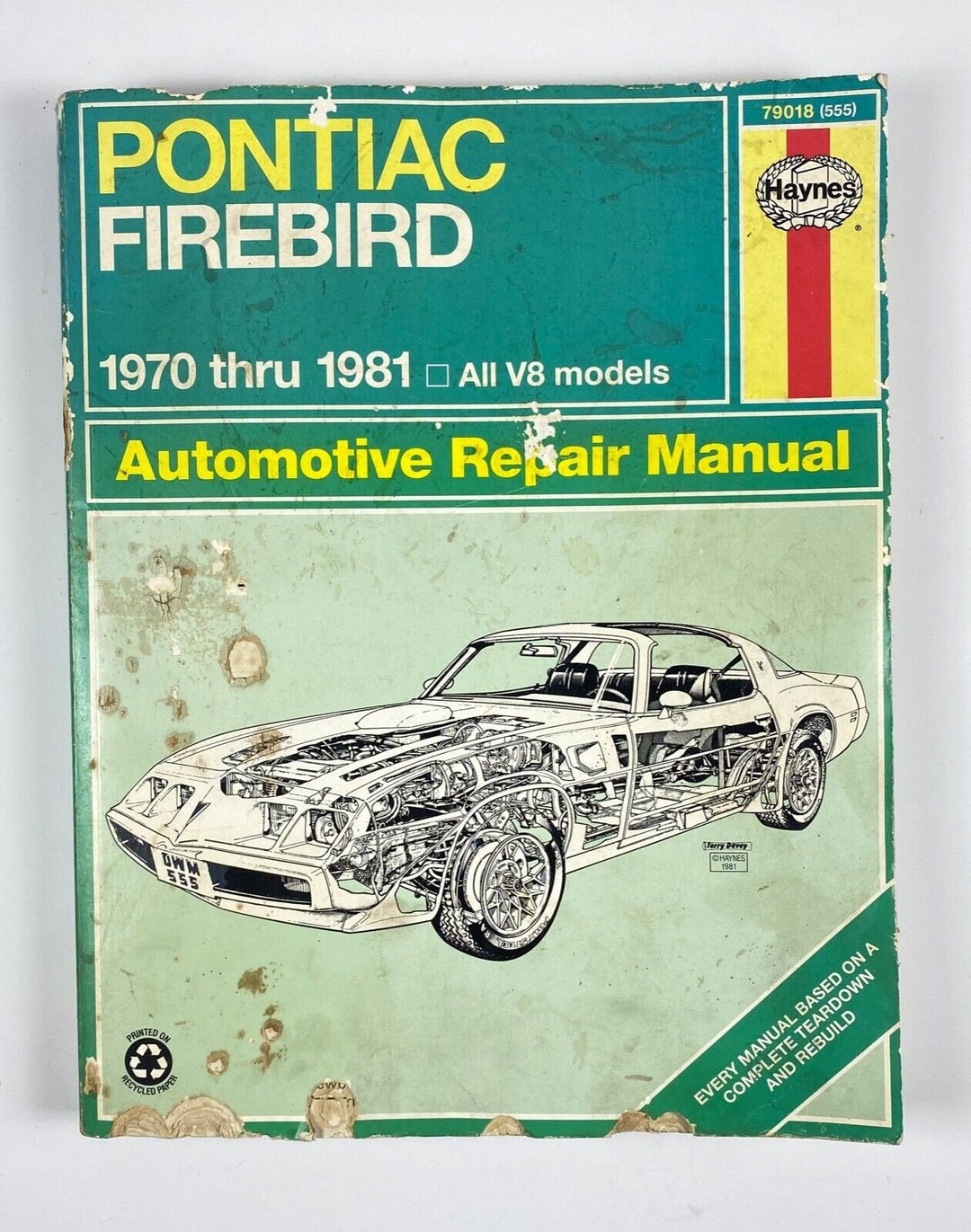 Pontiac Firebird 1970-1981 Automotive Repair Manual Haynes 79018 555 - Etsy