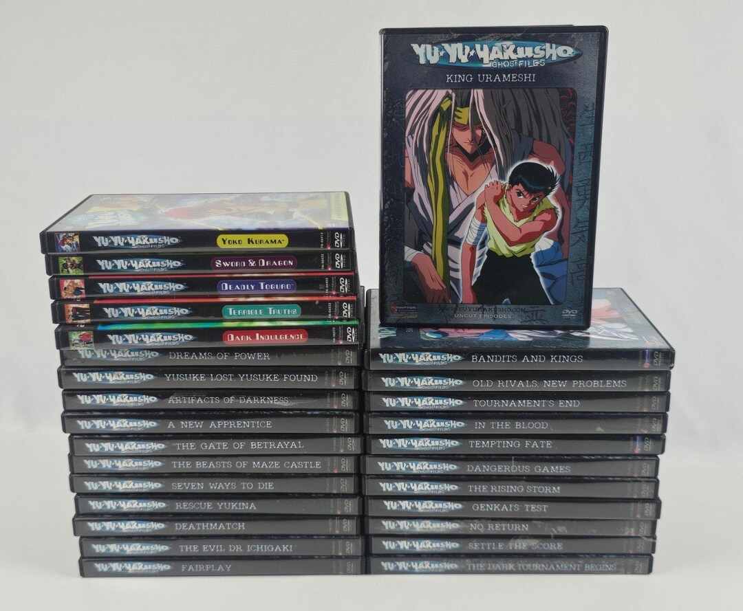 Yu Yu Hakusho Ghost Files Complete Series Dvds (28 Disc Lot) Great ...