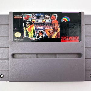 WWF Super Wrestlemania (super Nintendo SNES, 1992) Complete WWF Super Wrestlemania (super Nintendo SNES, 1992) Complete