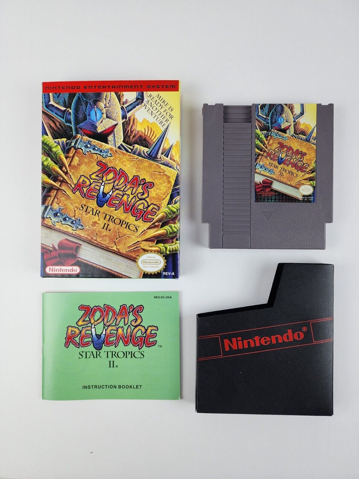 Zoda's Revenge: Star Tropics II for NES Nintendo Complete in Box