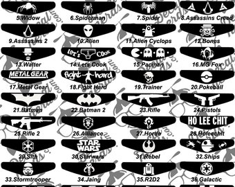 PS4 Lightbar Decals Pick 4 Choices