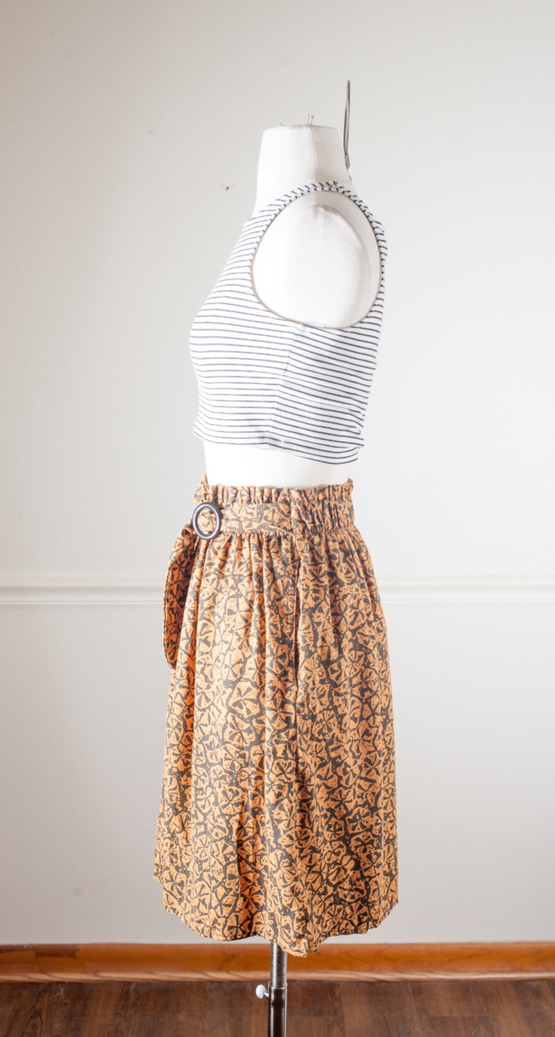 Soft Grunge Clothing 90s Bohemian Festival Clothing Vintage 90s Boho Shorts with Paper Bag Waist Baggy 90s High Waisted Shorts