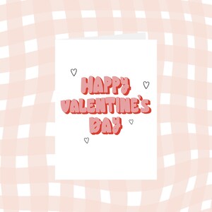 bonne Saint-Valentin // carte saint Valentin // carte blanche // pour petite amie // pour petit ami // pour elle // pour lui // pour un ami ou une famille