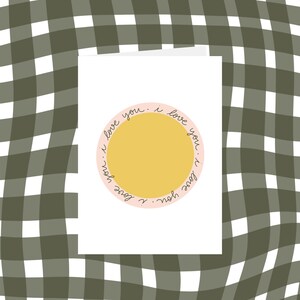 love you card // Je t’aime pour toujours // carte blanche // carte anniversaire pour mari, petit ami, petite amie, SO, partenaire // message personnalisé
