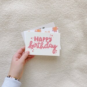 Pack de cartes postales de tous les jours de 5 // Joyeux anniversaire // Dicton positif // Citation de motivation // Vous avez ceci // Ciel bleu // Impression positive