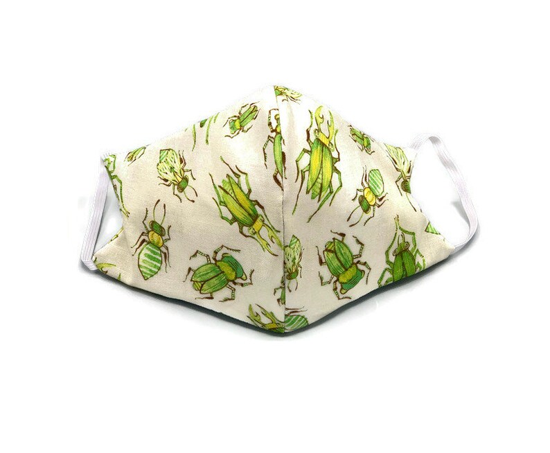 Bug Mask With Filter Pocket Adult Face Mask Entomologist Etsy