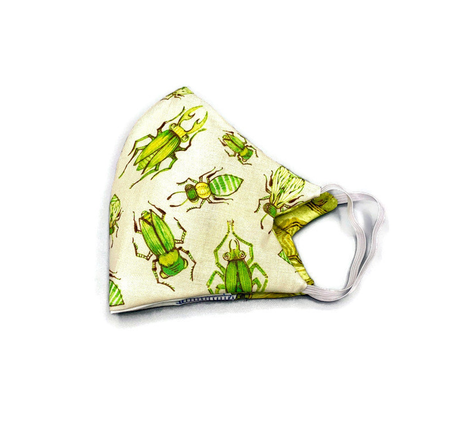 Bug Mask With Filter Pocket Adult Face Mask Entomologist Etsy