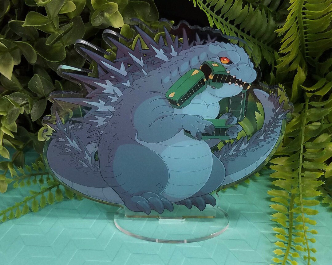 Godzilla Standee Chibi Godzilla Minus One Standee ~ 5.5 Inch Kaiju Desk Friend - Etsy