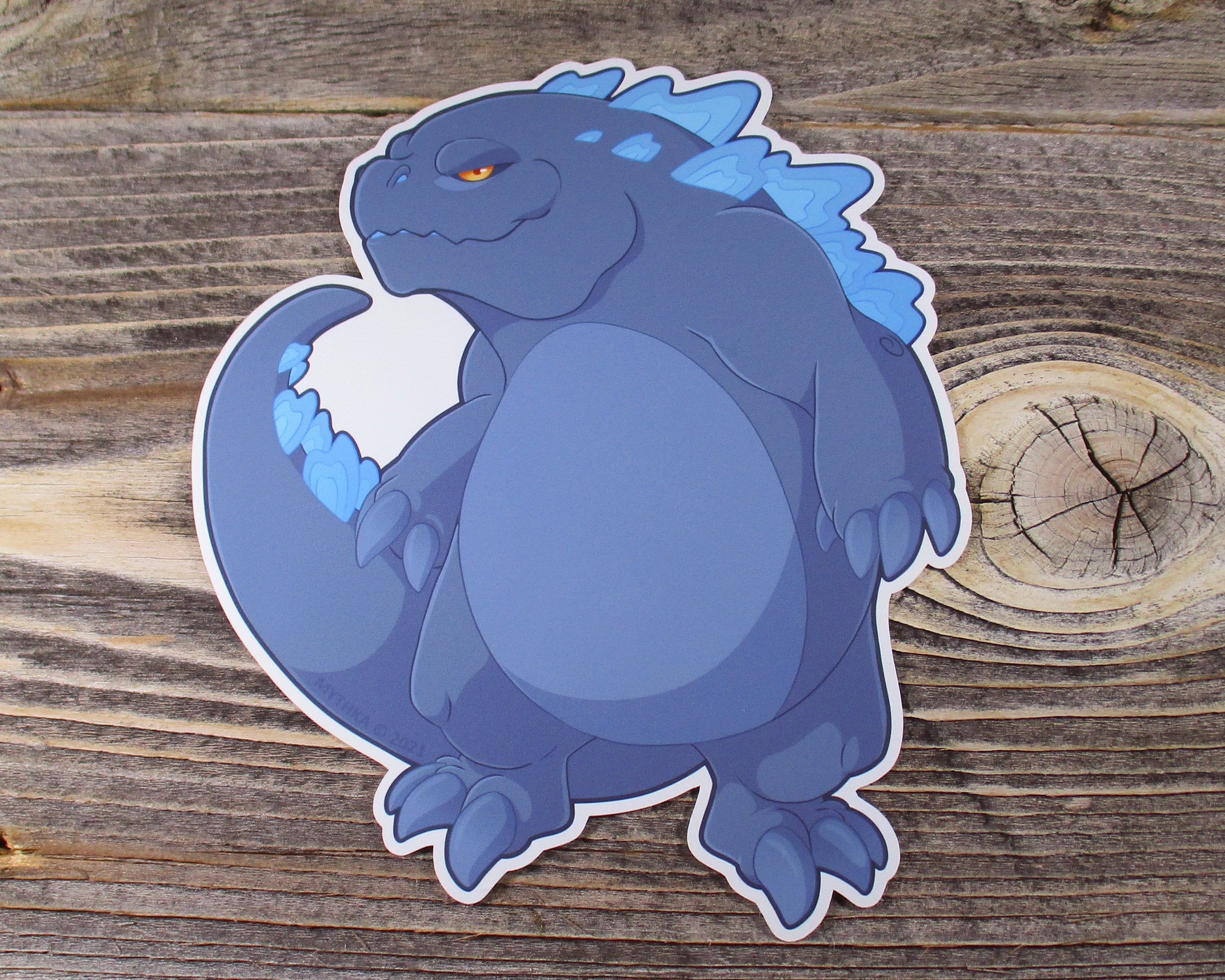 Kawaii Godzilla Vinyl Stickers ~ Chibi Kaiju Laptop Decal and Mini ...