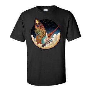 Mothra Queen of Monsters Black T-Shirt