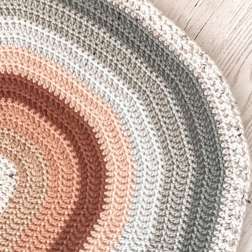 THE ORIGINAL Boho Rainbow Baby Blanket Crochet Pattern Etsy