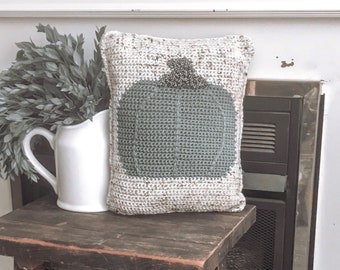 Farmhouse Fall Pillow Crochet Pattern