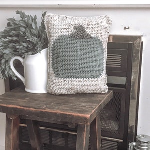Farmhouse Fall Pillow Crochet Pattern