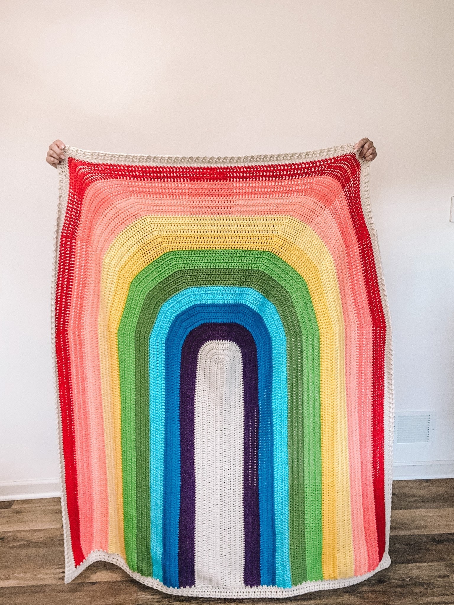 30 Rainbow Blanket Crochet Patterns to Brighten Baby Rooms, Throws, and Gift Giving 25 Teen and Adult Rainbow Blanket Crochet Pattern
