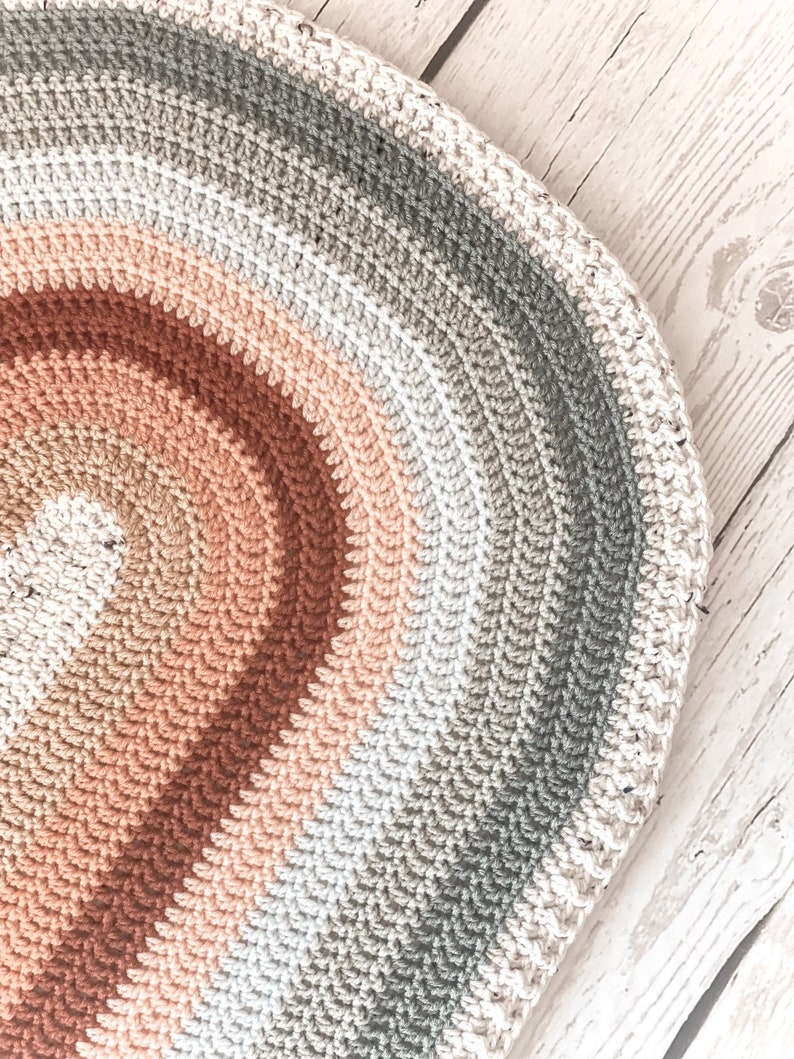 RAINBOWE Boho Rainbow Blanket Crochet Pattern image 0