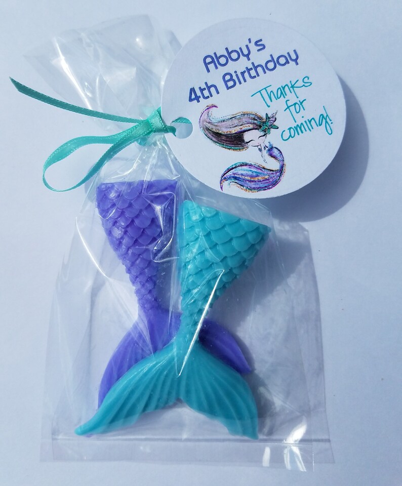 Mermaid Baby Shower Favors Under the Sea Girls Birthday Etsy