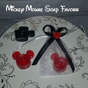 Mouse Soap Favors First Birthday Soap for wedding, bridal shower, Baby Shower, clubhouse party Party Supplies Pack of 25 image 5