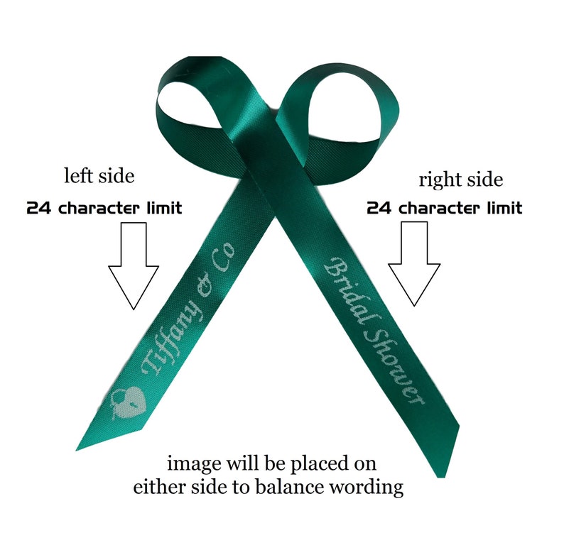 Personalized Ribbons Bridal Shower Birthday Party Wedding Etsy