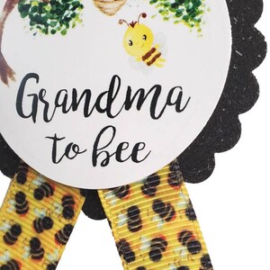 Mommy to Bee Honeycomb Baby Shower Pin to Wear at Sprinkle Honey - Etsy