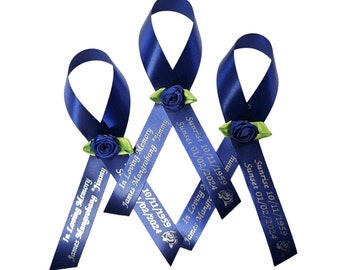 100 Spille Commemorative Con Nastro Bianco 'Forever In Our Hearts' Per Funerali E Lutto - Ricordo Elegante E Rispettoso