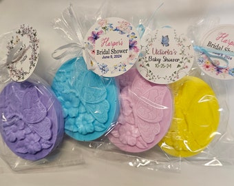 Personalisierte Schmetterling Geburtstag Brautdusche Favors Party Seife für Hochzeit oder Baby Sprinkle mit Tags