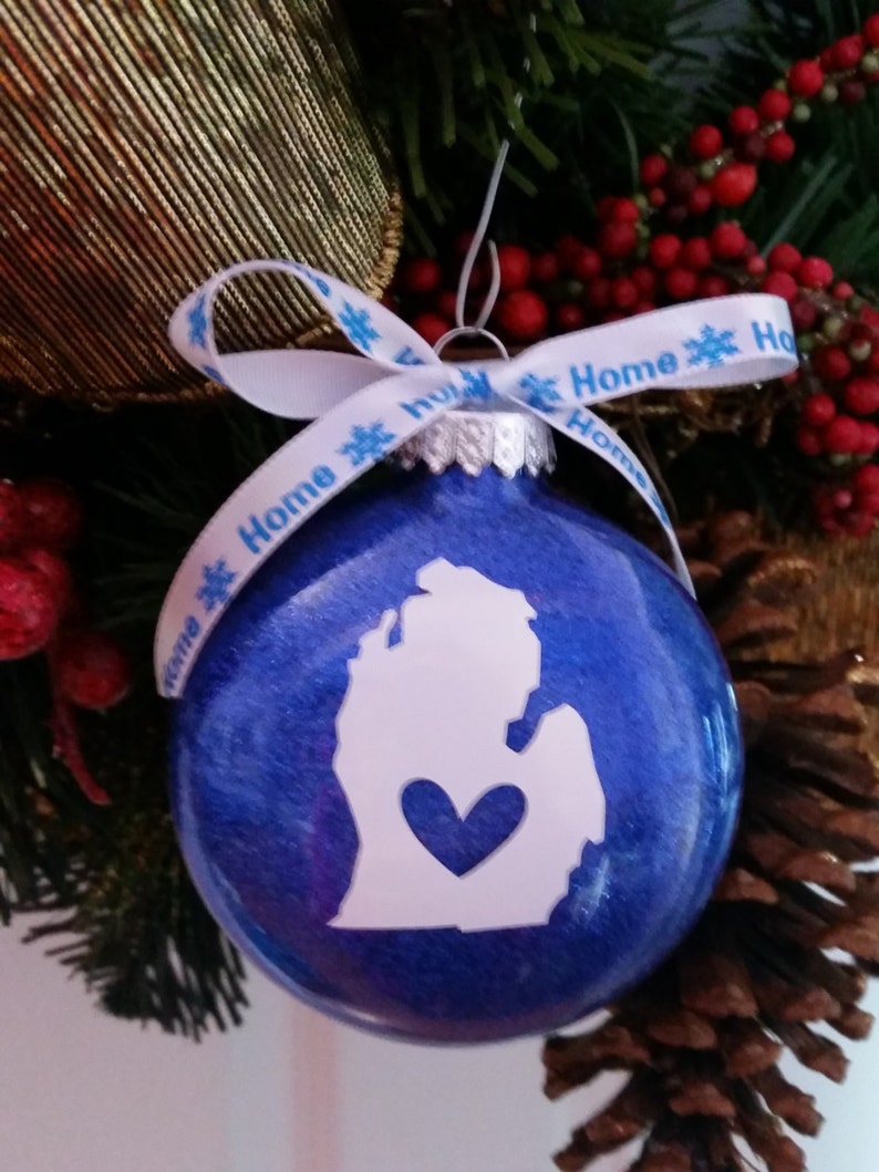 Michigan Christmas Ornaments 