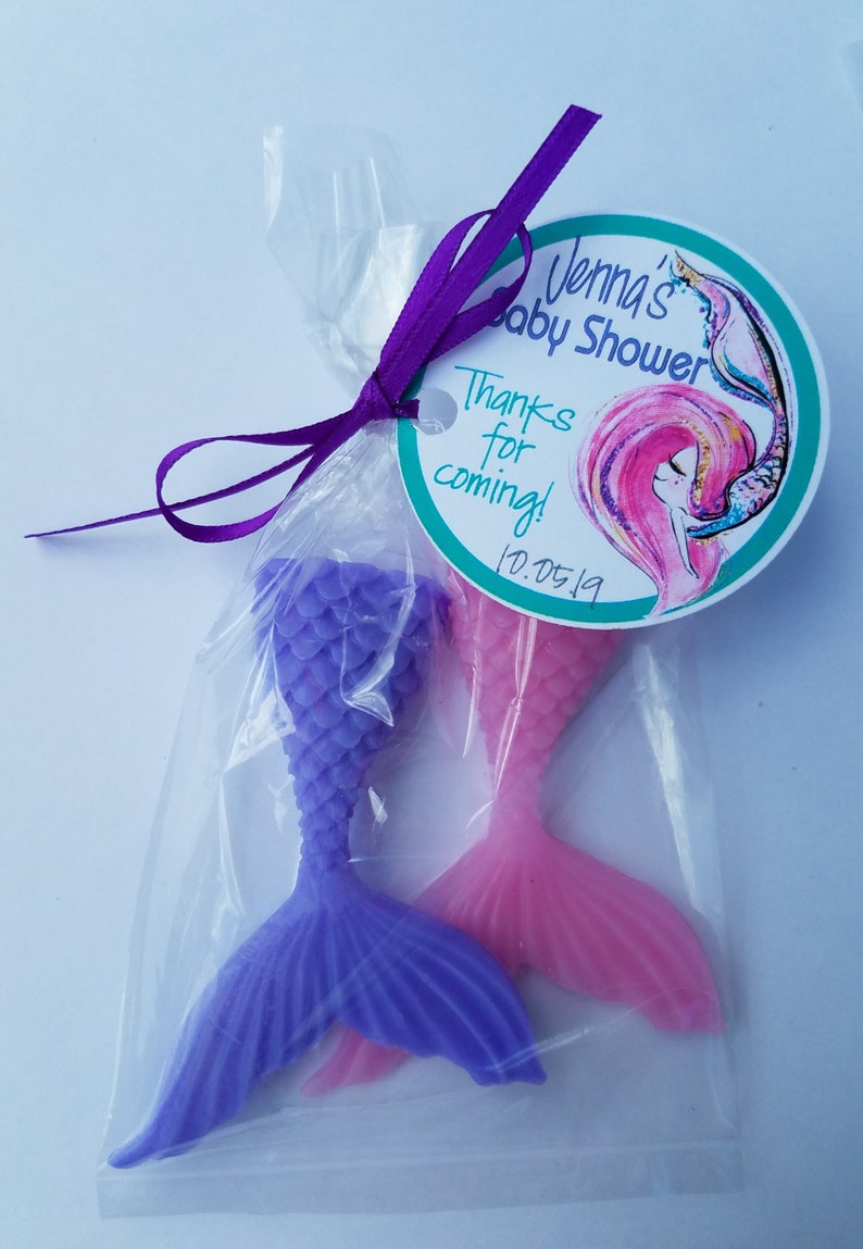 Mermaid Baby Shower Favors Under the Sea Girls Birthday Etsy