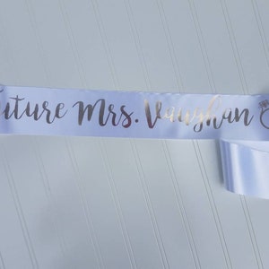 Bachelorette Party Sash Nauti Bride Sash for Bride to Be to Wear at Bridal Shower or Hen Night Personalized Sash image 4