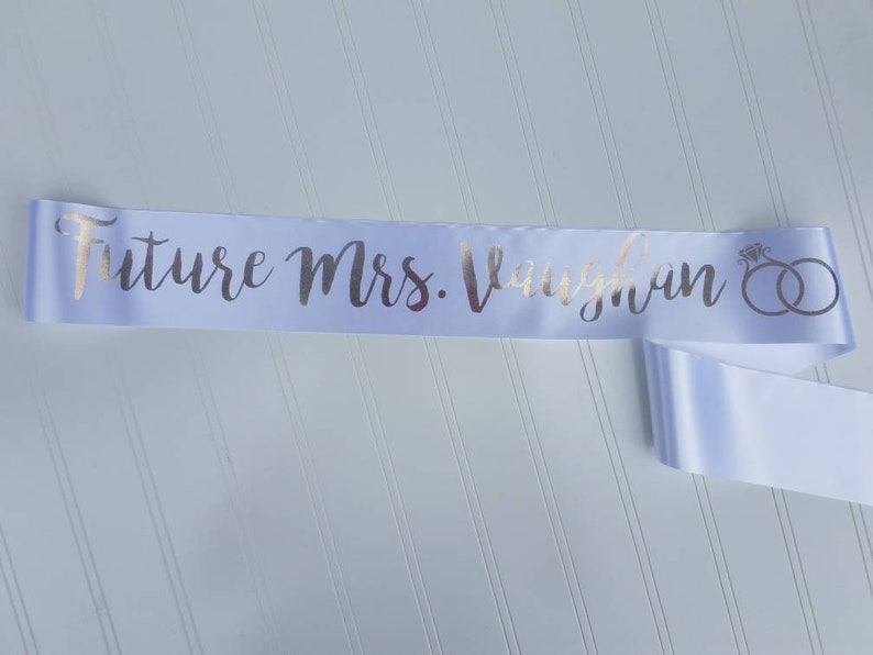 Bachelorette Party Sash Nauti Bride Sash for Bride to Be to Wear at Bridal Shower or Hen Night Personalized Sash image 4
